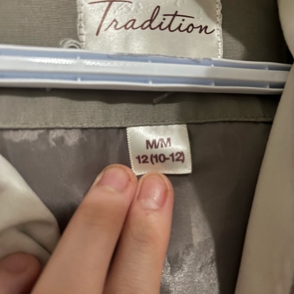 Taupe Rain Coat - Picture 3 of 3